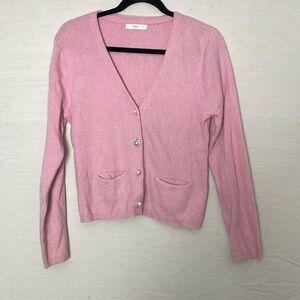 Vintage pink cardigan sweater by ROEM